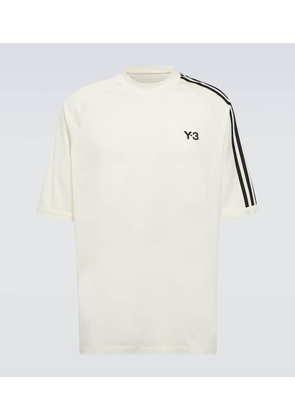 Y-3 Logo cotton-blend jersey T-shirt