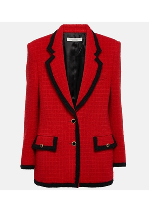 Alessandra Rich Wool-blend bouclé jacket