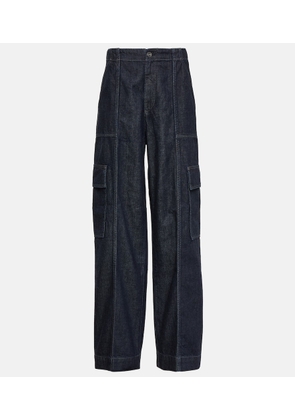 AG Jeans x EmRata Amia high-rise cargo jeans