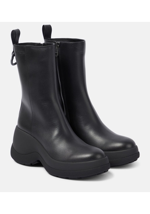 Moncler Resile leather ankle boots