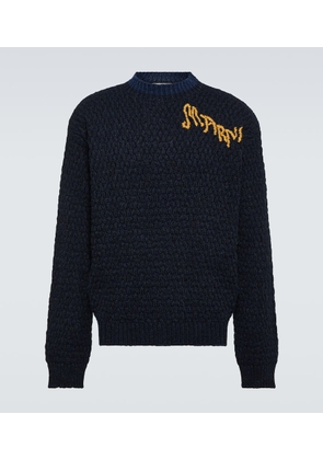 Marni Logo virgin wool sweater