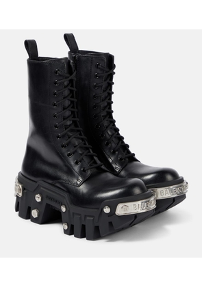 Balenciaga Bulldozer leather ankle boots