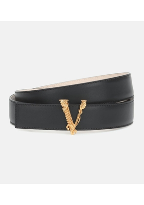 Versace Virtus leather belt