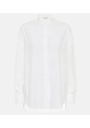 Vince Cotton-blend poplin shirt