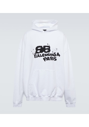 Balenciaga Logo cotton hoodie