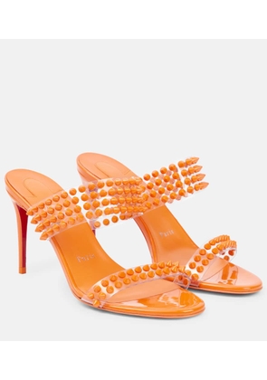Christian Louboutin Spike Only 85 PVC and leather sandals