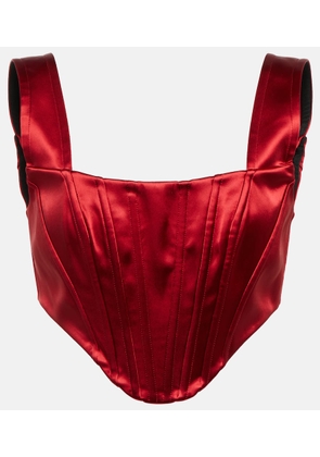 Dolce&Gabbana Satin corset top