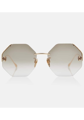 Isabel Marant Metal octagonal sunglasses