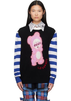 Charles Jeffrey LOVERBOY Black Cute Gromlin Sweater