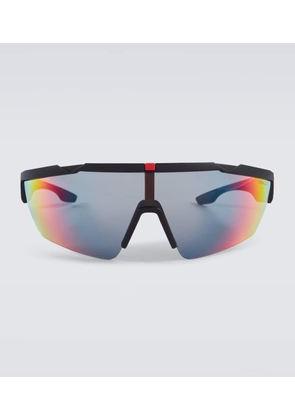 Prada Linea Rossa rectangular sunglasses