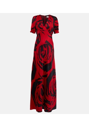 Diane von Furstenberg Walker floral maxi dress