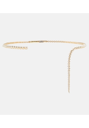 Ondyn Imperial Wavelength 14kt gold necklace with diamonds