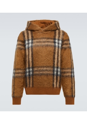Burberry Checked jacquard hoodie