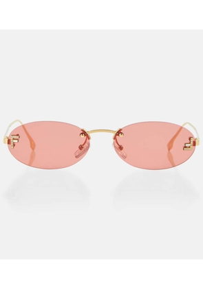 Fendi Fendi First oval sunglasses