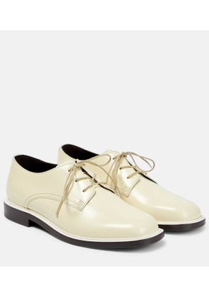 The Row Jules leather derby shoes