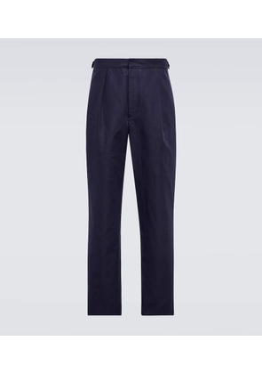 King & Tuckfield Cotton and linen pants
