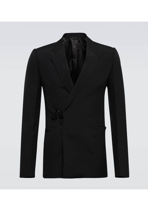 Givenchy Slim-fit technical wool suit jacket