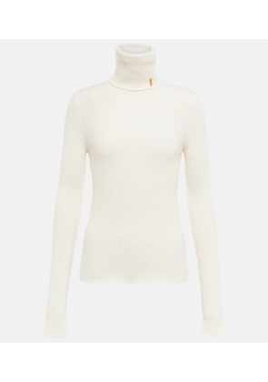 Saint Laurent Cassandre wool-blend turtleneck sweater