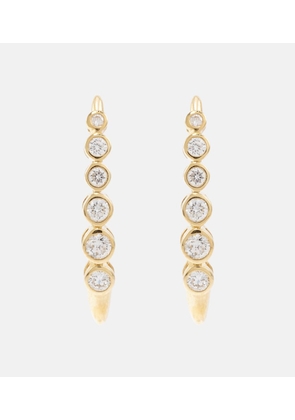 Ondyn Crest 14kt yellow gold earrings with diamonds