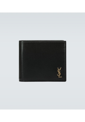 Saint Laurent Tiny Cassandre East/West leather wallet