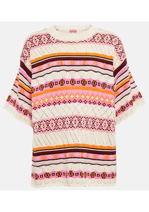 Kenzo Jacquard cotton-blend sweater
