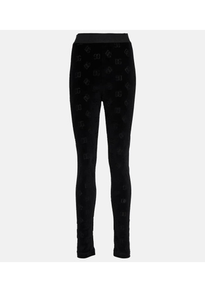 Dolce&Gabbana Logo cotton leggings