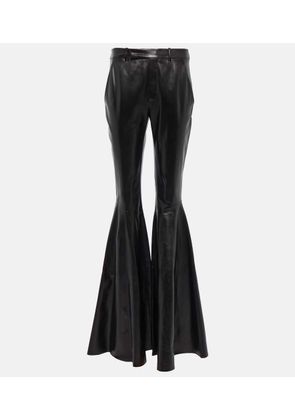Saint Laurent Flared leather pants