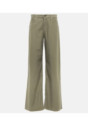 The Row Eglitta low-rise cotton pants