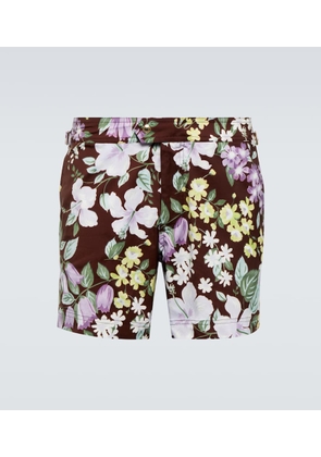 Tom Ford Floral swim shorts
