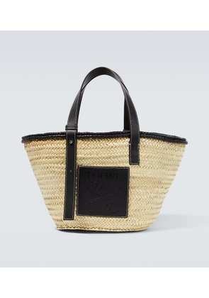 Loewe Paula's Ibiza leather-trimmed basket bag