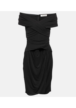 Diane von Furstenberg Off-shoulder jersey minidress