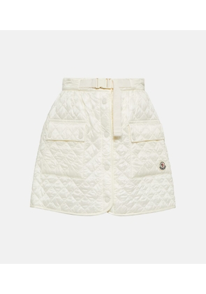 Moncler Quilted wrap miniskirt