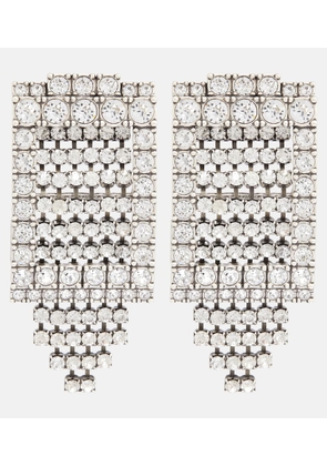 Balenciaga Club crystal-embellished drop earrings