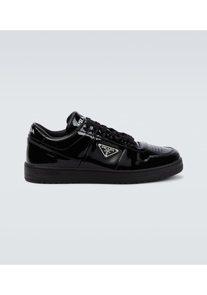 Prada Triangle leather low-top sneakers