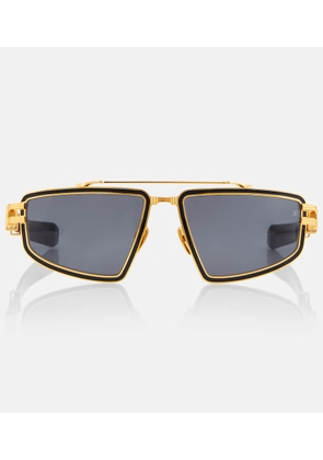 Balmain Titan rectangular sunglasses