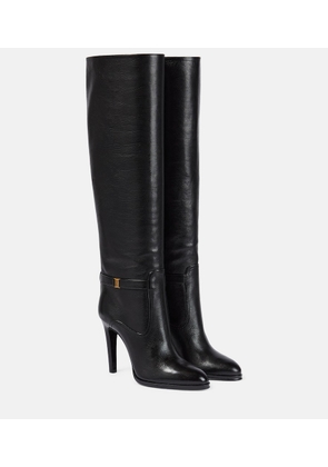 Saint Laurent Diane 105 leather knee-high boots