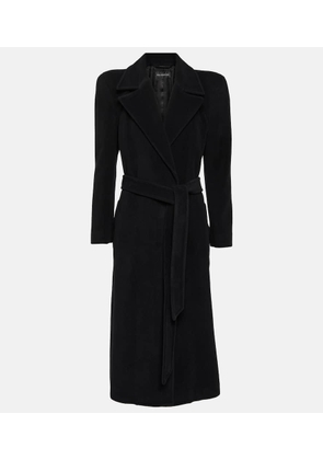 Balenciaga Cashmere and wool-blend coat