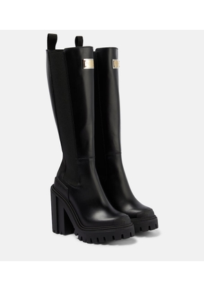 Dolce&Gabbana Knee-high leather boots