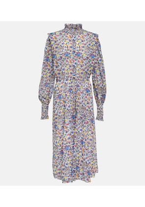 Marant Etoile Galoa floral cotton midi dress
