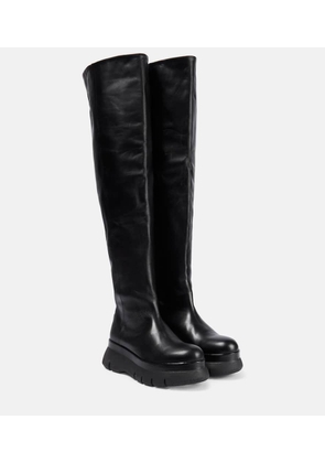 Isabel Marant Malyx leather over-the-knee boots
