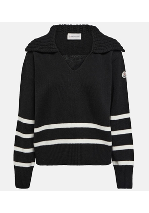 Moncler Striped wool and cashmere sweater