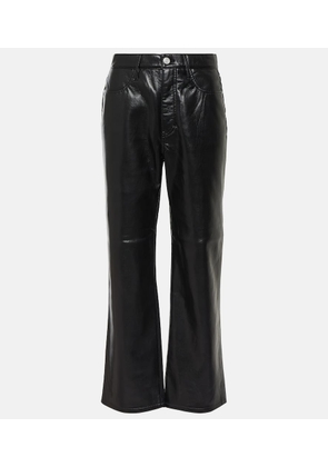 Frame Le Jane leather-blend pants
