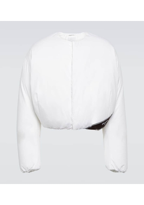 Prada Cropped cotton down jacket