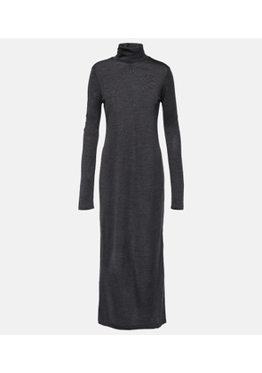 Polo Ralph Lauren Wool-blend turtleneck midi dress