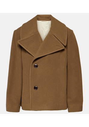 Lemaire Cropped wool coat
