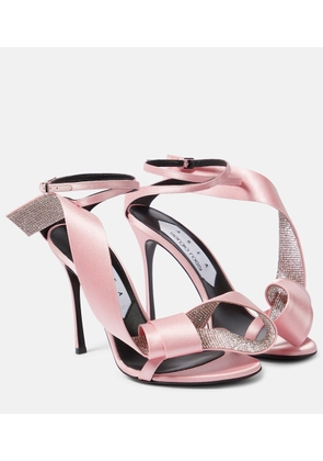 Area x Sergio Rossi Marquise embellished sandals