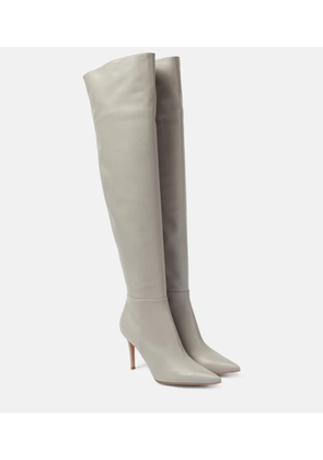 Gianvito Rossi Jules leather over-the-knee boots