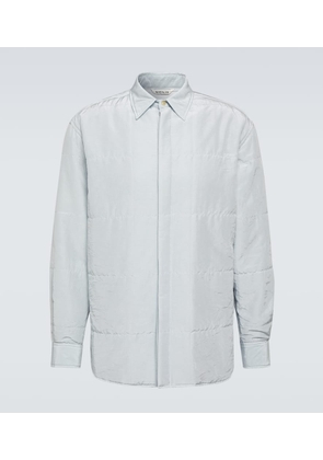 Auralee Quilted cotton and silk overshirt