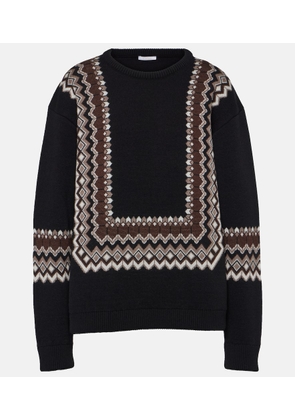 Chloé Wool-blend jacquard sweater