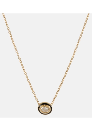 Melissa Kaye Lenox Reign 18kt gold necklace with diamond